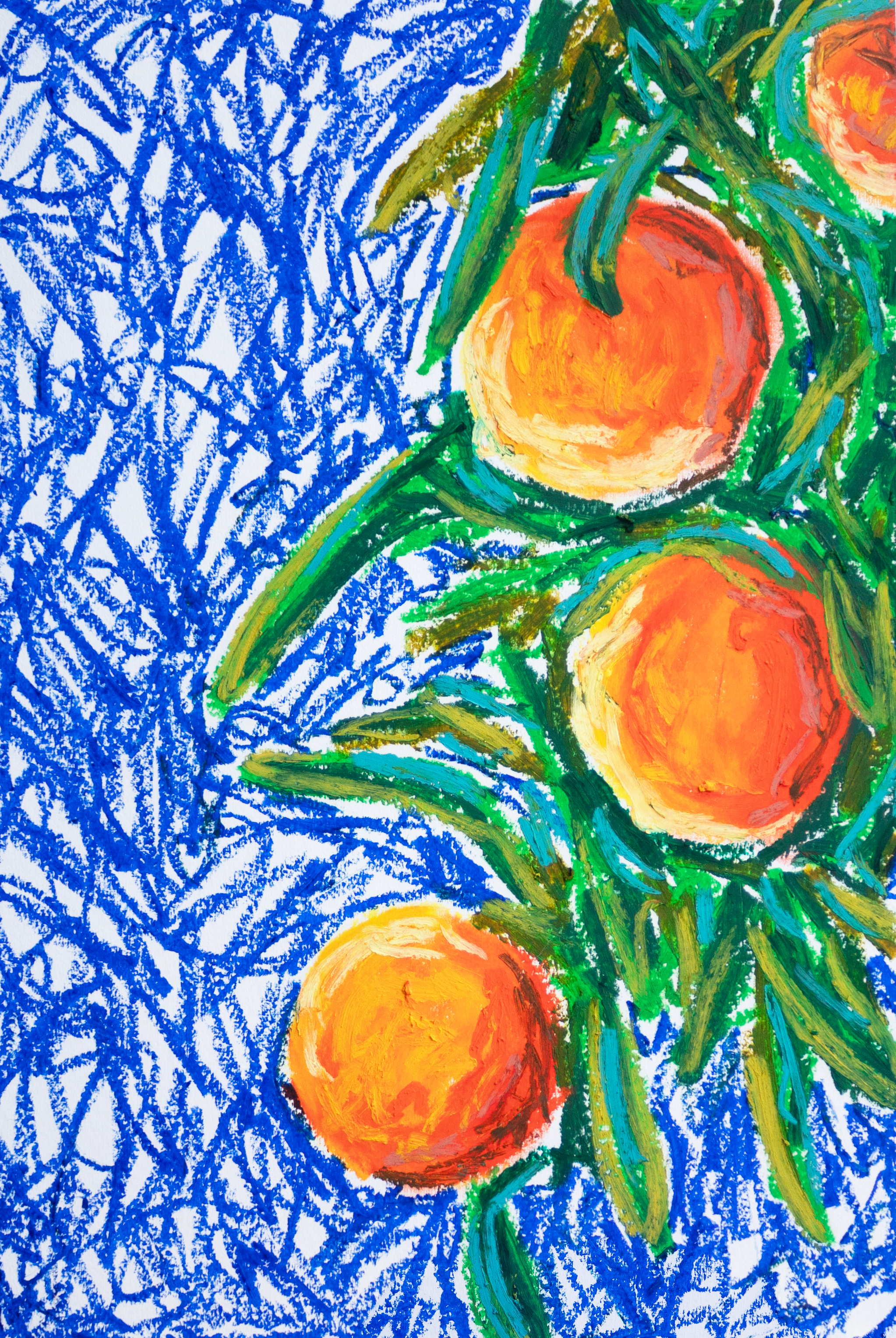 On The Orange Tree Print