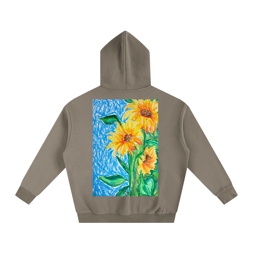 art,hoodie,winter,wearableart,oilpastel,colourful,gift,cozy,fleece,clothing