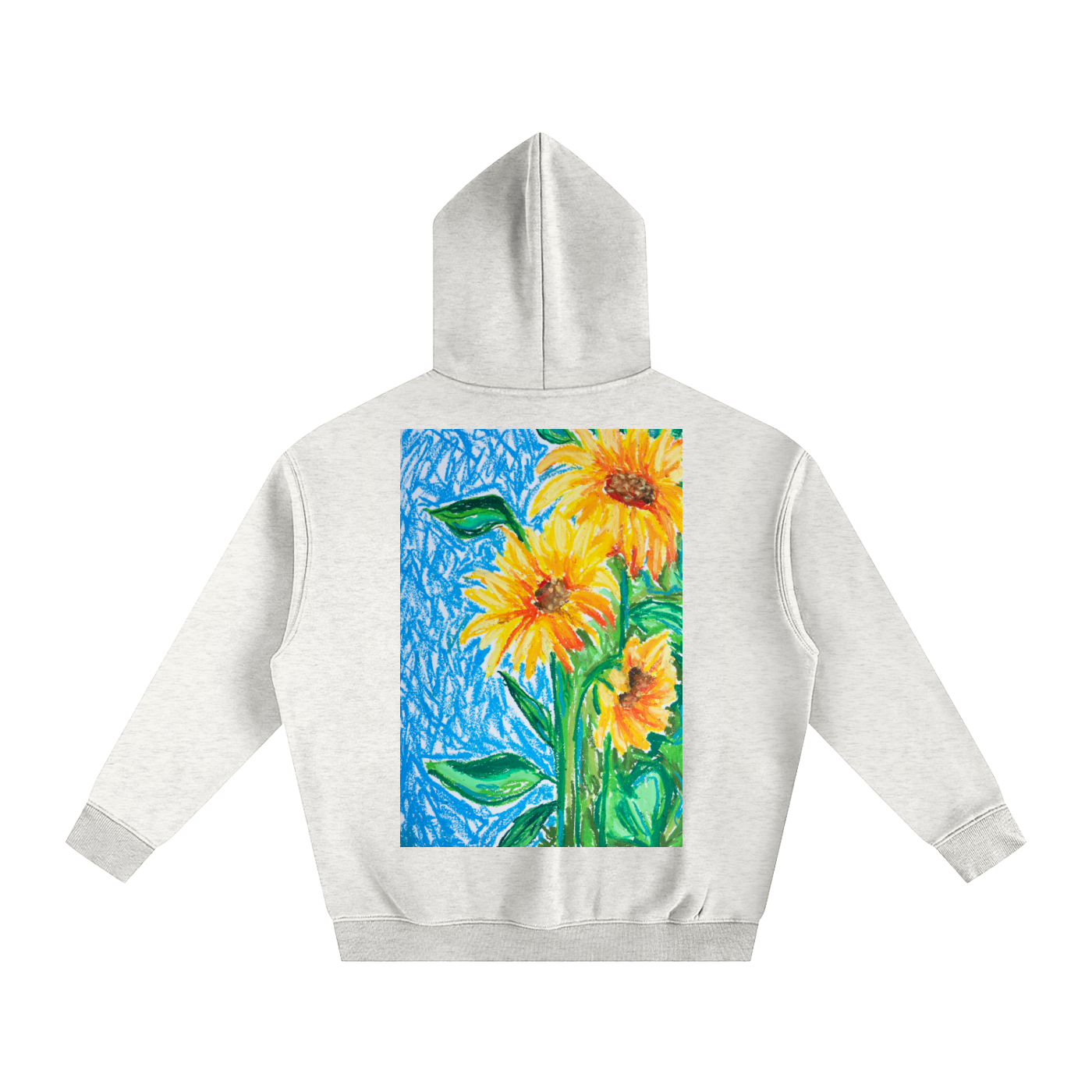 art,hoodie,winter,wearableart,oilpastel,colourful,gift,cozy,fleece,clothing
