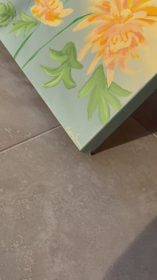 Golden Chrysanthemums