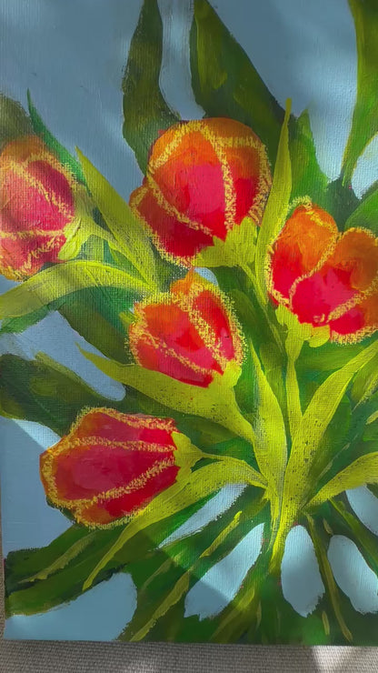 Bleeding Tulips- Original